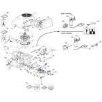 Carburateur pour tracteur de pelouse 1530h ? compatible stiga ? performance optimis�e pour tondeuse � ...
