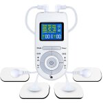 Stimulateur musculaire tens double canal - 20 modes - electrodes 2  et 2 x4  - soulagement professionnel ...