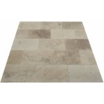 Carrelage travertin rustique - mix beige - 40, 6x61x1, 2cm - vieilli - (1 m�)
