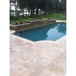 Stone by stone - carrelage travertin rustique - mix beige - big opus x1, 5cm - vieilli - (1, 67 m�)