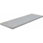 Stone by stone - margelle 3cm marbre sina pearl - 40x120x3cm bord droit - sabl bross - vendu  l'unit ...