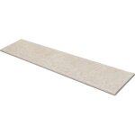 Stone by stone - margelle 3cm travertin 1er choix - cr�me - 33x140x3cm bord rond - vieilli - vendu � ...