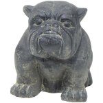 Stonelite - statue en pierre reconstitue bouledogue 29 x 45 x 41 cm