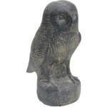 Stonelite - statue en pierre reconstituée hibou 40 x 65 x 100 cm Stonelite - statue en pierre reconstituée hibou 40 x 65 x 100 cm