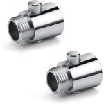 Stop douche, 2 pices robinet d'arrt du pommeau de douche g1 / 2, economiseur d'eau pour douche fabriqu ...