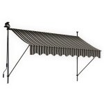 Blumie - store banne 200x150 cm avec éclairage led et manivelle Blumie - store banne 200x150 cm avec éclairage led et manivelle