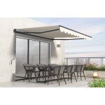 Cazeboo - store banne monobloc vecchio 3x2, 5m - toile premium 320g / m² beige Cazeboo - store banne monobloc vecchio 3x2, 5m - toile premium 320g / m² beige