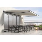Cazeboo - store banne monobloc vecchio 4x3m - toile premium 320g / m² beige Cazeboo - store banne monobloc vecchio 4x3m - toile premium 320g / m² beige