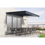 Cazeboo - store banne monobloc vecchio 3x2, 5m - toile premium 320g / m² gris Cazeboo - store banne monobloc vecchio 3x2, 5m - toile premium 320g / m² gris