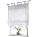 Zvd store bateau 1 pice avec passants, rideaux, cuisine, transparent, store  passants, rideaux, voile ...