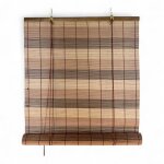 Store enrouleur en bambou 60x150 cm - volet roulant en bois naturel pour l'intrieur et l'extrieur - ...