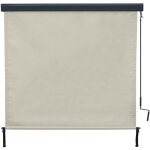 D�coshop26 - store enrouleur de fen�tre uuvent vertical brise - vue protection uv 50 250 x 180 cm cr�me ...