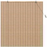 Store enrouleur marron clair 140 x 160 cm bambou vidaxl Store enrouleur marron clair 140 x 160 cm bambou vidaxl