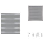 Store enrouleur tamisant 120 x 175 cm gris - stores v�nitiens - rideaux occultants - d�coration int�rieure ...