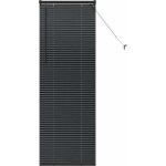Store de fenêtre avec des rideaux noir aluminium vidaxl Store de fenêtre avec des rideaux noir aluminium vidaxl