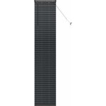 Store de fenêtre avec des rideaux noir aluminium vidaxl Store de fenêtre avec des rideaux noir aluminium vidaxl