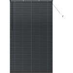 Store de fenêtre avec des rideaux noir aluminium vidaxl Store de fenêtre avec des rideaux noir aluminium vidaxl