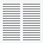 Store menuiserie - grille de ventilation naturelle, aluminium blanc, en applique par vis ou collage, ...