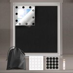 Store occultant sans percage, 145200cm store occultant fenetre, noir tissu occultant ombrage isolation ...