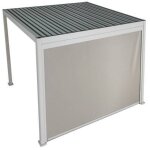 Store pour pergola bioclimatique evora pour evora 6x3, 6 m argile - hesp�ride