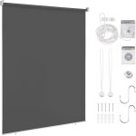 Store vertical enrouleur extérieur pour terrasse ou balcon paravent rétractable protection solaire 100x240cm ... Store vertical enrouleur extérieur pour terrasse ou balcon paravent rétractable protection solaire 100x240cm ...