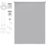 Swanew store vertical enrouleur extrieur pour terrasse ou balcon paravent rtractable protection solaire ...