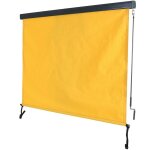 Hhg - jamais utilis] store vertical 621, store vertical tissu protection uv 50, 250x180cm, jaune