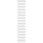 Torana - store zbre blanc 45x200cm largeur du tissu 40, 9 cm polyester