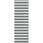 Store zbre gris fonc largeur du tissu 70, 9 cm polyester