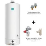 Styx - pack accumulateur gaz cheminée 155 l + raccord diélectrique + groupe sécurité + siphon Styx - pack accumulateur gaz cheminée 155 l + raccord diélectrique + groupe sécurité + siphon