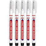Stylo à base d'huile noir à séchage rapide et étanche, stylo à tête longue et trou profond, noir, 12 ... Stylo à base d'huile noir à séchage rapide et étanche, stylo à tête longue et trou profond, noir, 12 ...