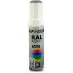 Stylo de retouche peinture acrylique - gris aluminium - ral 9006 - mat - tous supports - duplicolor