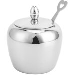 Sucrier en acier inoxydable 304 avec cuillre  lvres, bol  pices pour sel et poivre de cuisine domestique ...