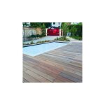 Sud bois - pack lame de terrasse lisse 2 faces bois exotique 21x145 ip� 1er choix - longueur 1, 25 m ...
