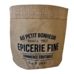 Cache - pot en jute modèle Épicerie fine Cache - pot en jute modèle Épicerie fine