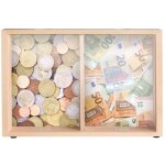 Tirelire avec séparateur pièces et billets Tirelire avec séparateur pièces et billets