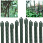 Suinga - lot de 10 tuteur en acier plastifi� 180 cm �16 mm tiges pour plantes et arbres tuteurs pour ...