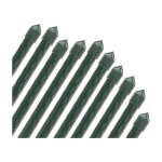 Suinga - 50 x tuteur en bambou plastifi� 150 cm, 12 - 14 mm, tubes en bambou pour plantes et arbres, ...