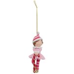 Sujet lutin h. 13cm rsine assorti - feeric lights & christmas