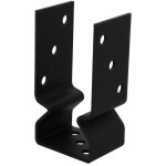 Suki sabot de charpente universel acier zingue noir magnodur 71x150x60, suki