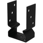 Suki sabot de charpente universel acier zingue noir magnodur 91x150x60, suki