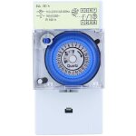 Sul181h minuterie mcanique, minuterie  quartz 24 heures, horloge modulaire, interrupteur relais, 110230vac ...