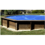 Gre - bche  bulles t pour piscine sunbay - modles: cannelle, 8 pans allonge, 5, 35 x 3, 35 m