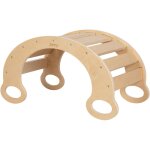Sunny - marlie arche montessori en bois couleur naturelle structure / arche d'�veil montessori, arche ...