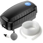 Cap - 10 pompe aquarium � air 4w bulleur 3 m� d�bit 5 l / min longueur 3 m pierre � bulle clapet ani ...