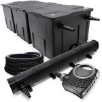 Wiltec - kit complet: cbf - 350c filtre de bassin jusqu'à 90000 l biologique, neo10000 supereco pompe ... Wiltec - kit complet: cbf - 350c filtre de bassin jusqu'à 90000 l biologique, neo10000 supereco pompe ...