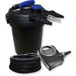Wiltec - kit complet: cpf - 250 filtre de bassin à pression jusqu'à 10000 l avec 11w lampe uv, neo8000 ... Wiltec - kit complet: cpf - 250 filtre de bassin à pression jusqu'à 10000 l avec 11w lampe uv, neo8000 ...