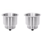 Sunxury - 2 pièces encastré en acier inoxydable tasse boisson porte - bouteille avec vidange marine pour ... Sunxury - 2 pièces encastré en acier inoxydable tasse boisson porte - bouteille avec vidange marine pour ...