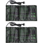 2 pices tapis chauffant impermable pour semis, coussin  temprature constante pour la croissance des ...