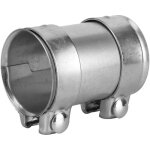 Sunxury - connecteur de tuyau d'�chappement 3 pouces 76mm, joint � double pince, manchon en acier galvanis�, ...